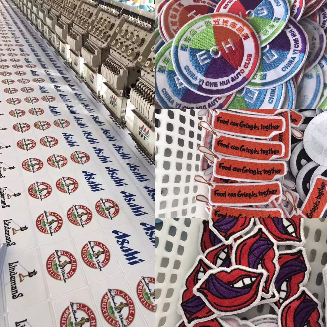 logo cheap clothing iron on Custom embroidered patches for patches embroidered