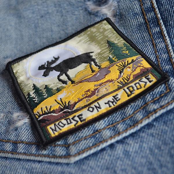 custom embroidery iron on patches wholesale for clothing