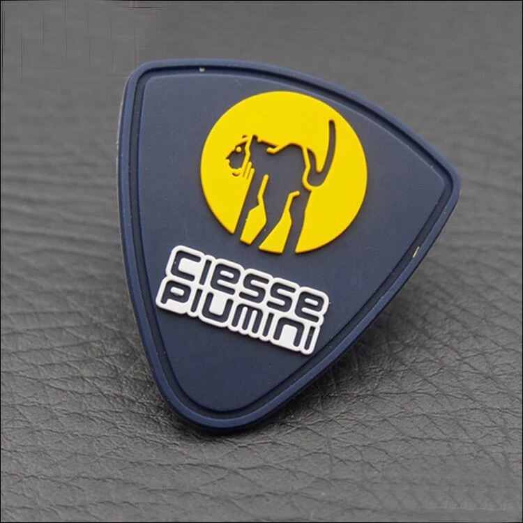 3D Silicone Raised Patch Rubber Insignia