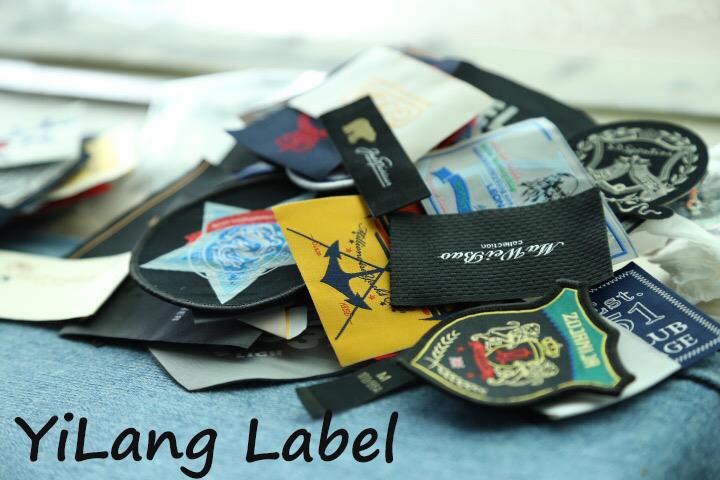 custom clothing woven label trademark for shirt