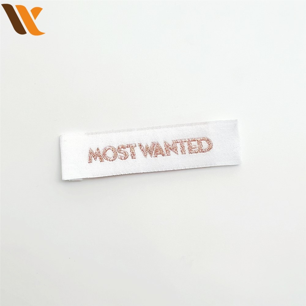 Factory Hot Style White Modern Woven Labels