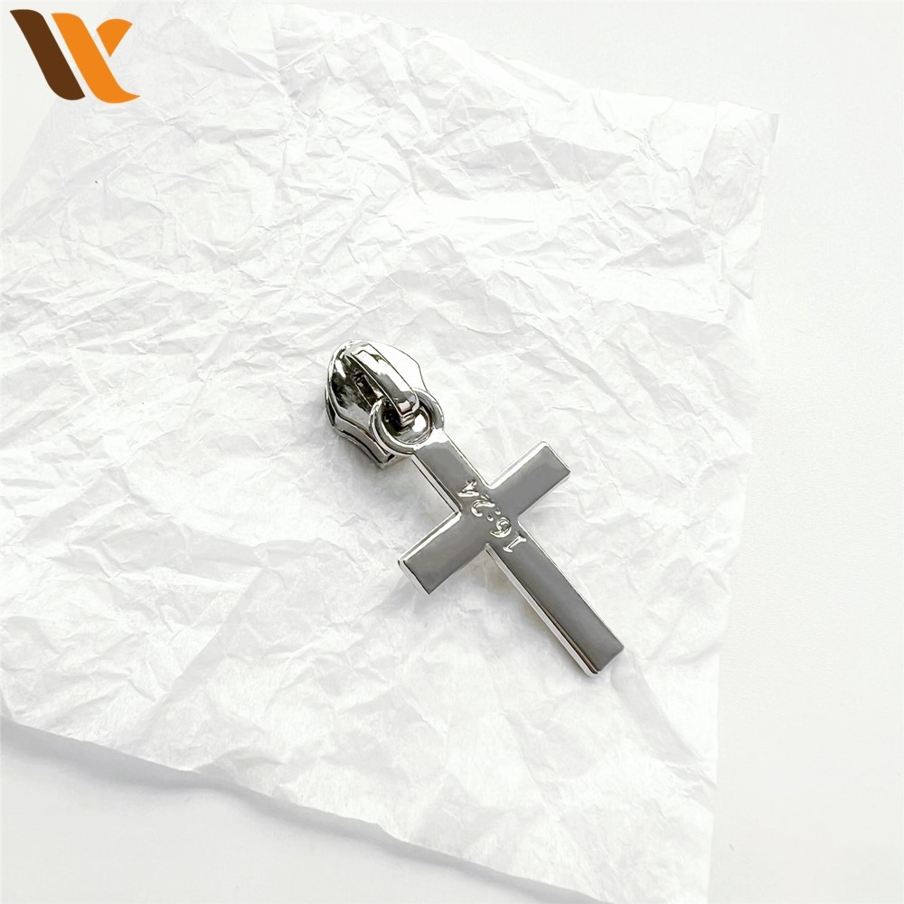 Custom Cross Shaped Zipper Puller
