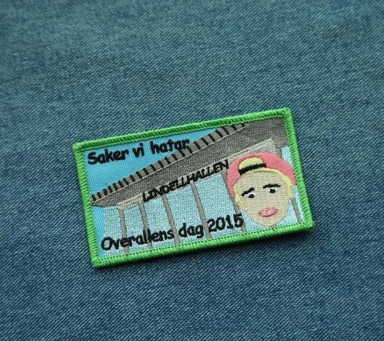 people design patch embroidery garment stick on patch