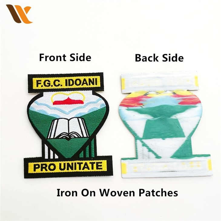 Custom Iron On Woven Patch For Clothing 4
