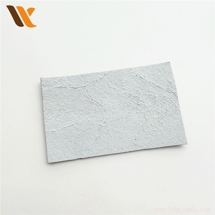 Custom Light Creamy Color Leather Label Patch