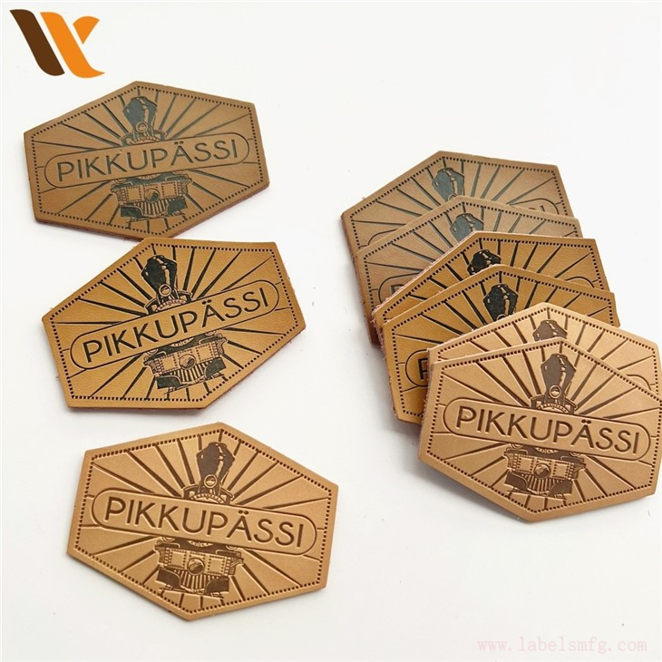 Custom Made Different Colors Leather Labels