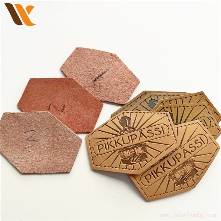 Custom Made Different Colors Leather Labels
