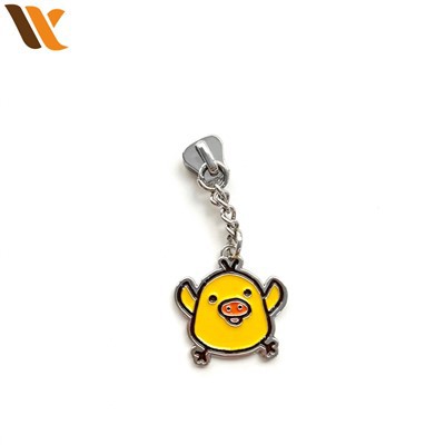 Little Yellow Chicken Metal Zipper Puller