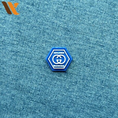 Logo Pacáiste PVC ar Rubber Badge 3D Brand